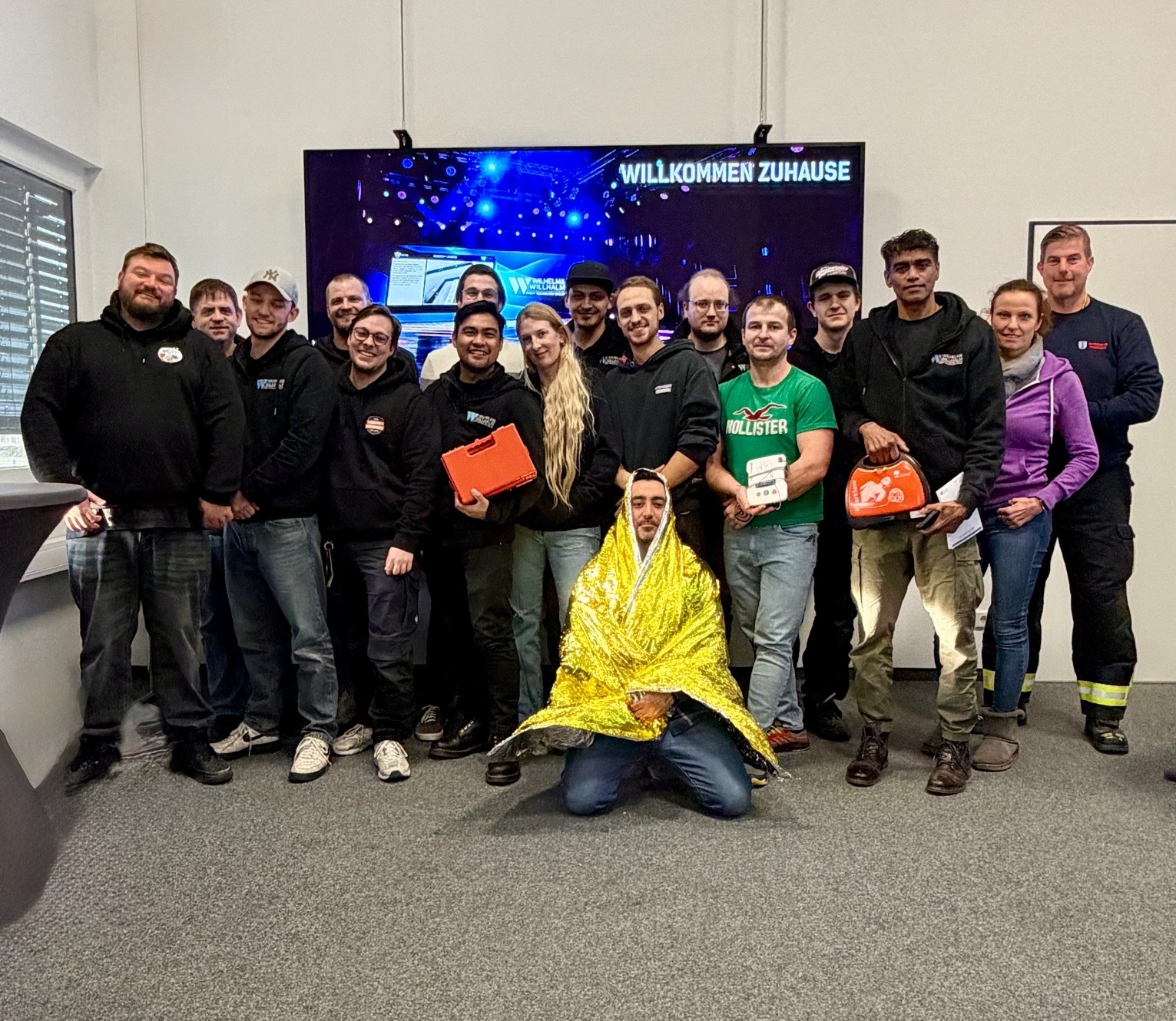 Schulung betrieblicher Ersthelfer Wilhelm & Willhalm event technology GmbH & CoKG