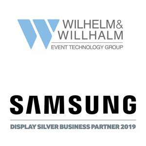Samsung Display Silver Business Partner 2019 - Wilhelm & Willhalm event technology group Veranstaltungstechnik