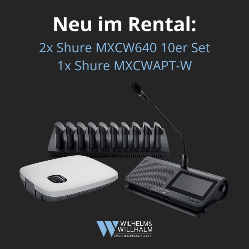 Neu im Rental: Shure Microflex