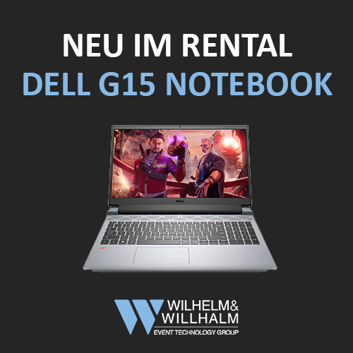 Neu im Rental - DELL G15 High Grafikperformance Notebook